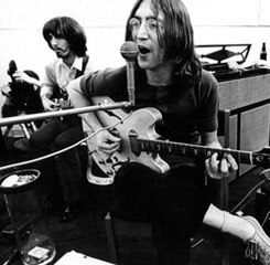 John and George Abbey Road Studios