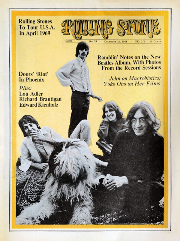 Rolling Stone Issue No.24 December 21, 1968.