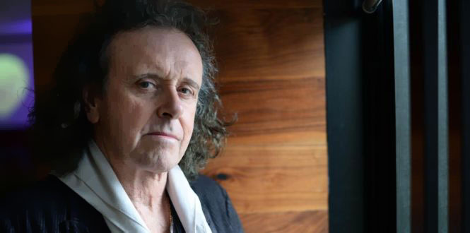 Singer Donovan gave a lecture on the White Album, one of a series of 12 lectures on each of The Beatles’ albums taking place to mark the 50th anniversary of the band’s only Irish concert. Photograph: Dara Mac Dónaill
