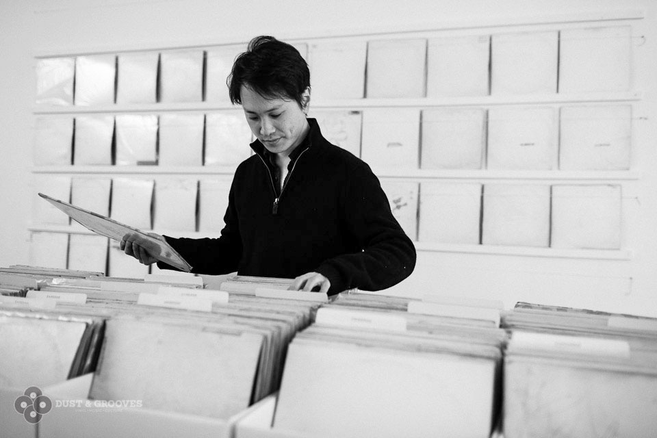 Rutherford Chang is an American-Taiwaneese artist living in New York & Shanghai. He collects only first pressings of the Beatles White Album and is shown here at his current show <em>We Buy White Albums</em> at Recces Gallery, NYC. 