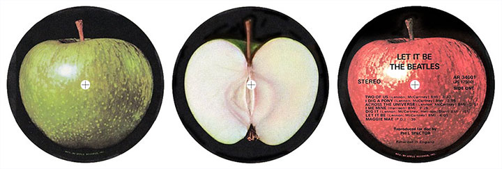 Apple Records label art.